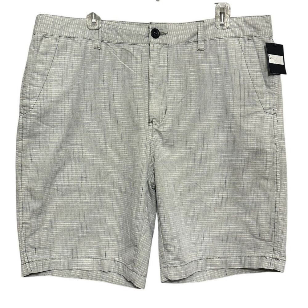 Union Men's Green/Blue Shorts 38R NWT Pockets Zip